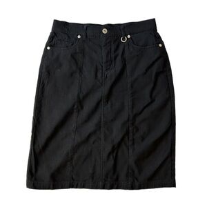 Simon Chang Classic Black Pencil Skirt